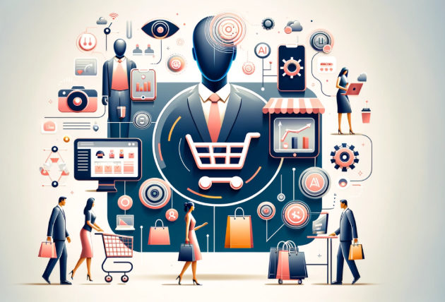 AI in e-commerce and retail, smart shopping and digital commerce
