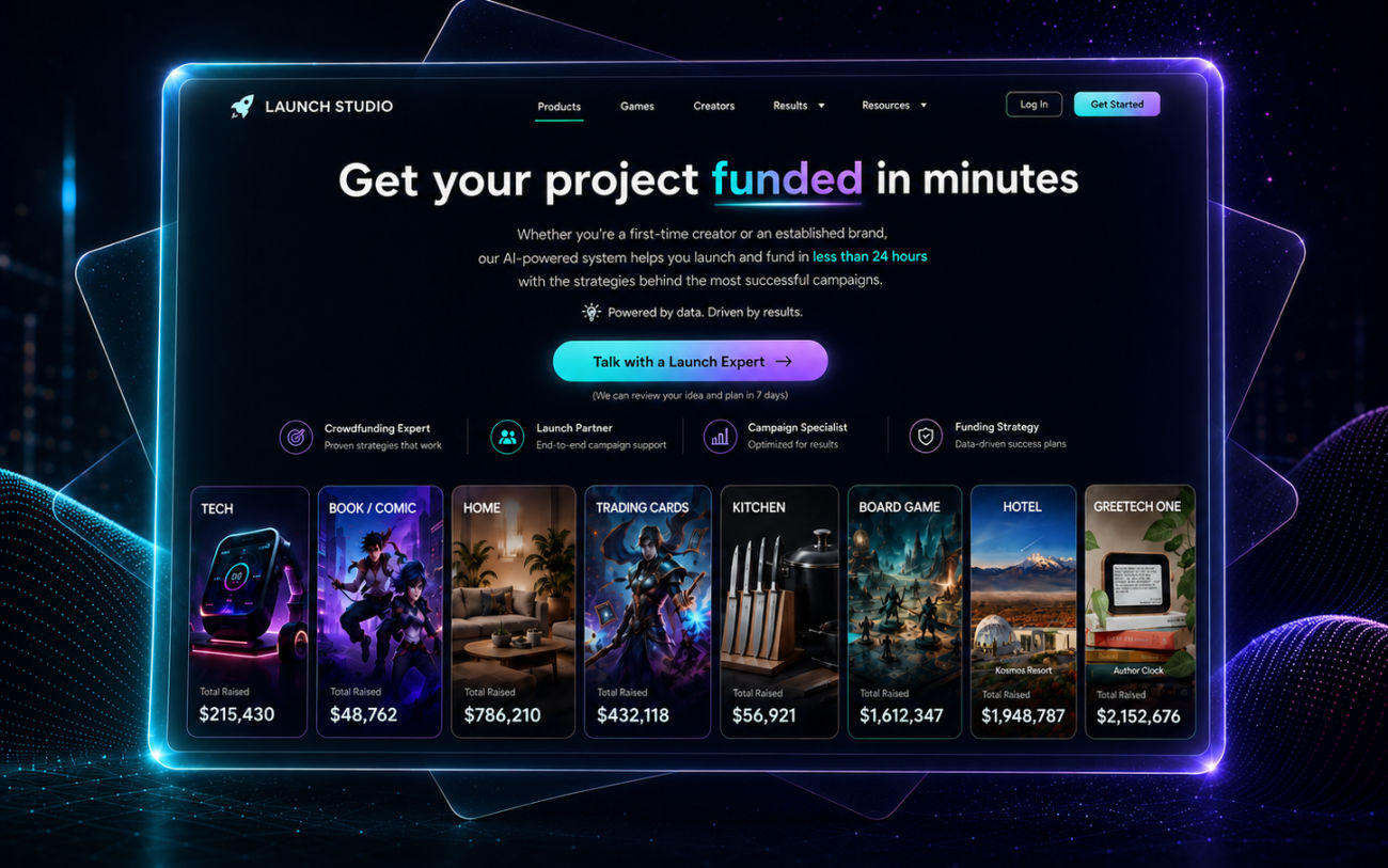 AI Powered Product Launch & Crowdfunding Platform